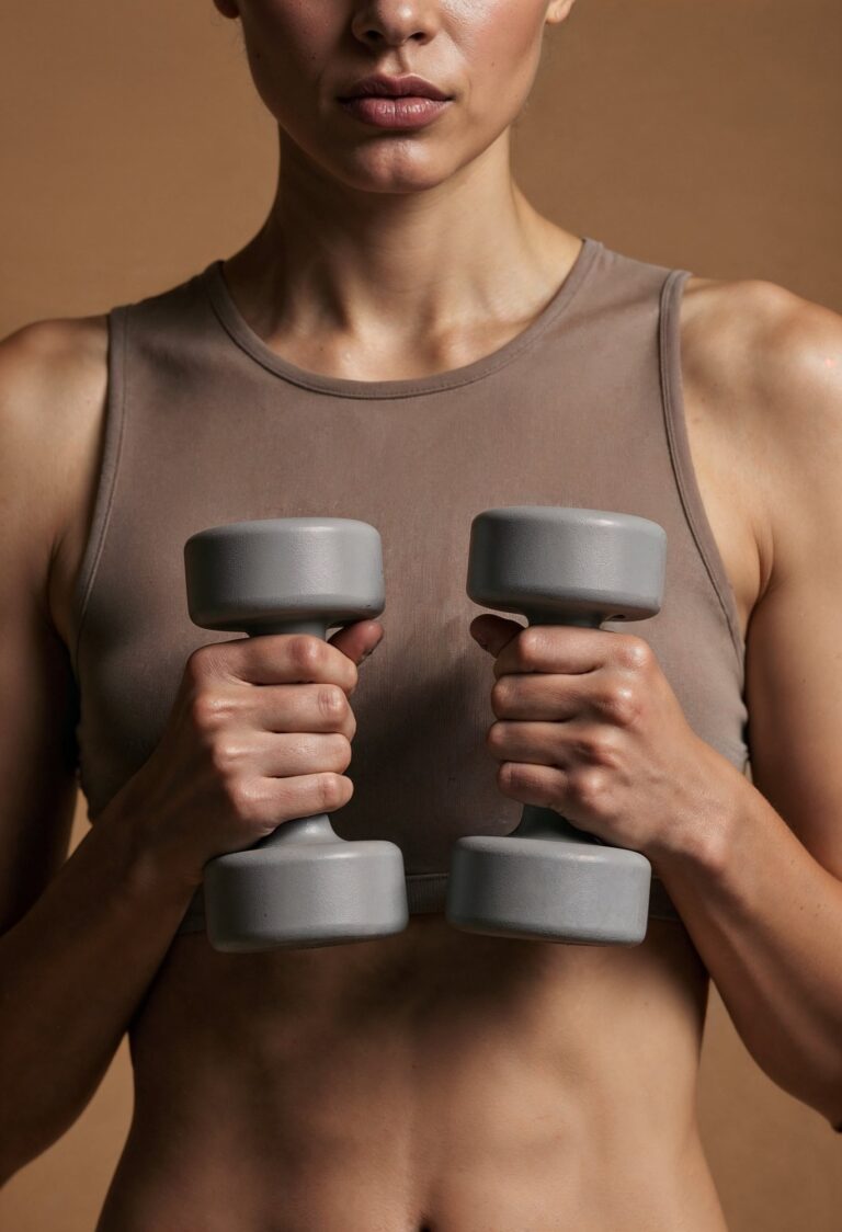 woman doing fitness with-equipment